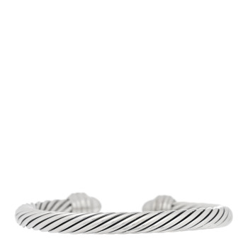 DAVID YURMAN Sterling Silver Diamond 7mm Cable Classics Bracelet