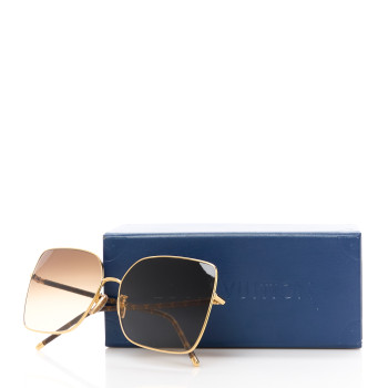 あ*や様 LOUIS VUITTON Z9128U ファースト・メタル スクエア LOUIS VUITTON Monogram Metal LV First Square Sunglasses