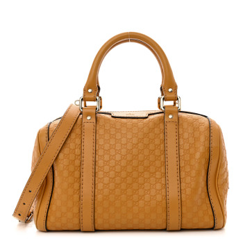 GUCCI Microguccissima Small Boston Yellow