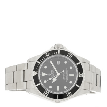 ROLEX Stainless Steel 40mm Sea-Dweller Oyster Perpetual Watch Black 16600