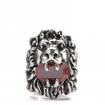 【GUCCI】Lion Face l Ring SILVER GUCCI Metal Silver Lion Head Ring US size 6.5 | eBay