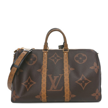 LOUIS VUITTON Reverse Monogram Giant Keepall Bandouliere 45