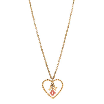 LOUIS VUITTON Sweet Monogram In My Heart Necklace