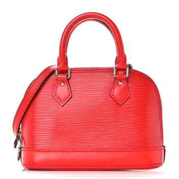 LOUIS VUITTON Epi Nano Alma Coquelicot