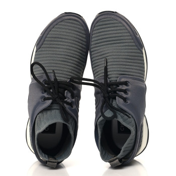 CHANEL Stretch Fabric CC Sneakers 39.5 Grey CHANEL Stretch Fabric CC Sneakers 39.5 Grey