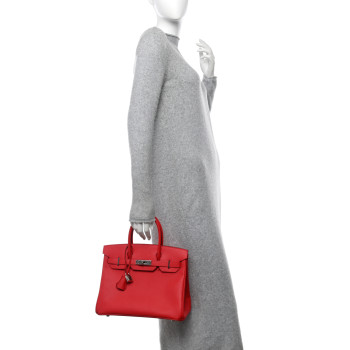 HERMES Epsom Birkin 30 Rose Extreme