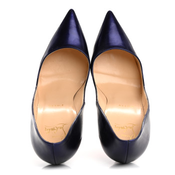 CHRISTIAN LOUBOUTIN Glossy Patent So Kate 120 Pumps 39 Electro
