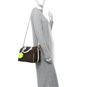 LOUIS VUITTON Monogram LV Match Speedy Bandouliere 25 White LOUIS VUITTON Monogram LV Match Speedy Bandouliere 25 White
