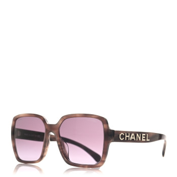 CHANEL Acetate Polarized Square Sunglasses 5408-A Purple