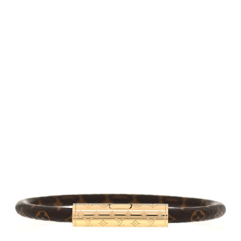 LOUIS VUITTON Monogram Confidential Bracelet 19
