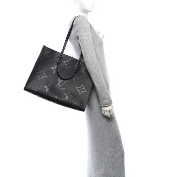 LOUIS VUITTON Empreinte Monogram Giant Onthego GM Black