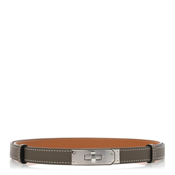 HERMES Epsom Kelly Belt Etoupe
