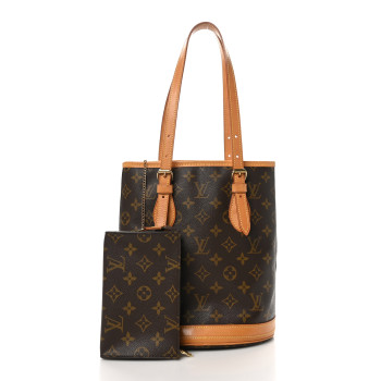 LOUIS VUITTON Monogram Petit Bucket 23