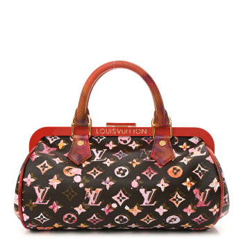 LOUIS VUITTON Watercolor Aquarelle Frame Papillon Brown