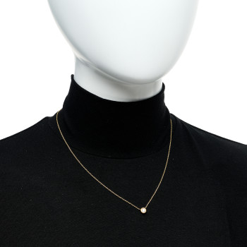 ROBERTO COIN 18K Yellow Gold Diamond .25ct Diamonds By The Inch Necklace