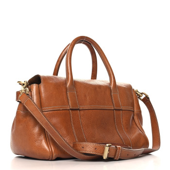 MULBERRY Classic Grain Small Bayswater Satchel Oak