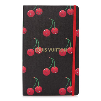 LOUIS VUITTON LV X TM Monogram Cerises Jane Notebook MM