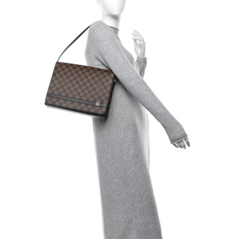 LOUIS VUITTON Damier Ebene Tribeca Carre