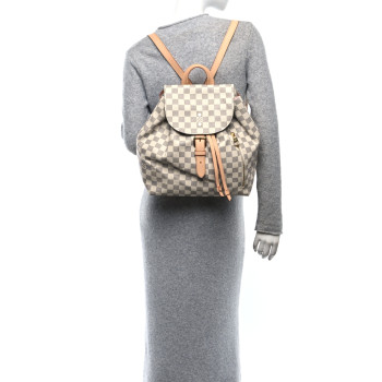 LOUIS VUITTON Damier Azur Sperone Backpack