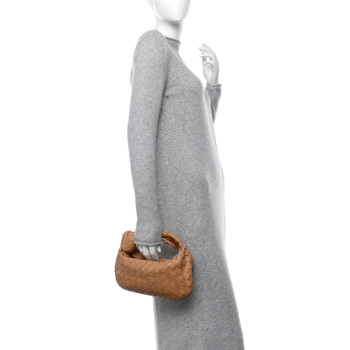 BOTTEGA VENETA Nappa Intrecciato Mini Jodie Sandalwood