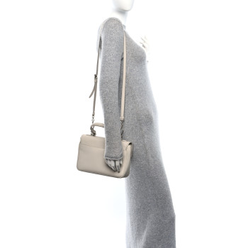 PRADA Saffiano Lux Sound Top Handle Pomice