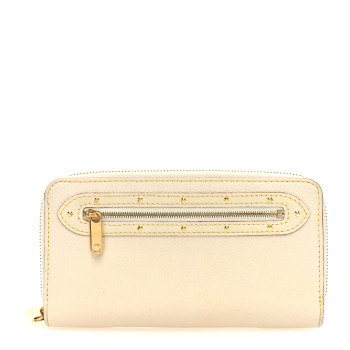 LOUIS VUITTON Suhali Zippy Wallet White