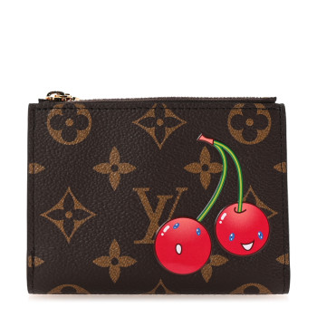 LOUIS VUITTON LV X TM Monogram Cerises Lisa Wallet
