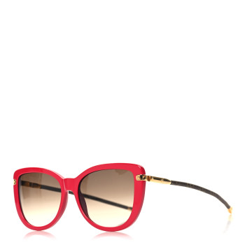 LOUIS VUITTON Monogram Charlotte Sunglasses Z0744W Cherry