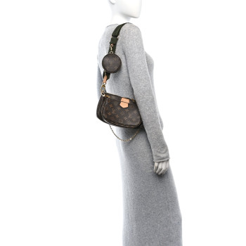 LOUIS VUITTON Monogram Multi Pochette Accessories Kaki