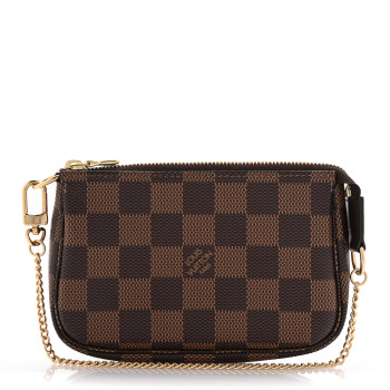 LOUIS VUITTON Damier Ebene Mini Pochette Accessories