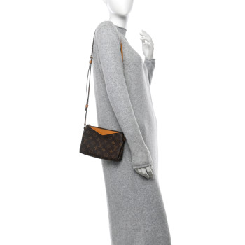 LOUIS VUITTON Monogram Pallas Clutch Saffron