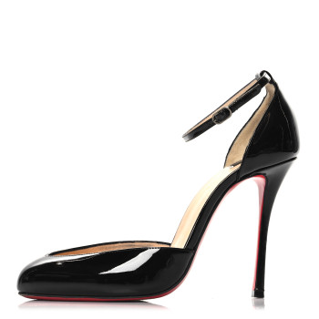 CHRISTIAN LOUBOUTIN Patent Dollyla 100 Pumps 38 Black