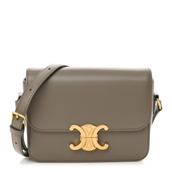 CELINE Shiny Calfskin Teen Triomphe Pebble