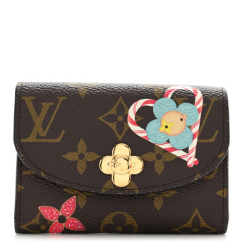 LOUIS VUITTON Monogram 2024 Christmas Animation Candy Factory Rosalie Coin Purse Candy Red