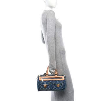LOUIS VUITTON Monogram Denim Neo Speedy Blue