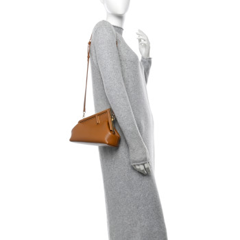 FENDI Shiny Nappa Small Fendi First Caramello