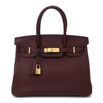 HERMES Togo Birkin 30 Bordeaux