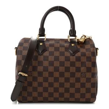 LOUIS VUITTON Damier Ebene Speedy Bandouliere 25