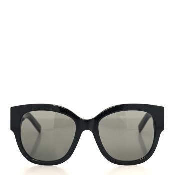 SAINT LAURENT Acetate Sunglasses SL M95 F Black