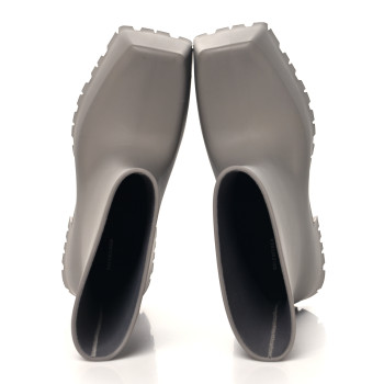 BALENCIAGA Rubber Trooper Boots 37 Grey