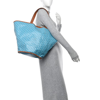 GOYARD Goyardine Reversible Belharra Light Blue