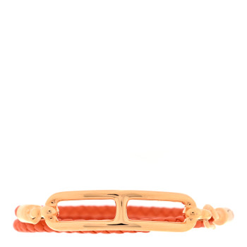 HERMES Swift Roulis Double Tour Bracelet T2 Orange