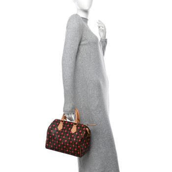 LOUIS VUITTON Monogram Cerises Speedy 25