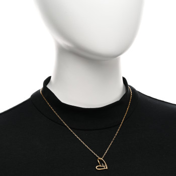 LOUIS VUITTON Metal Fall In Love Necklace
