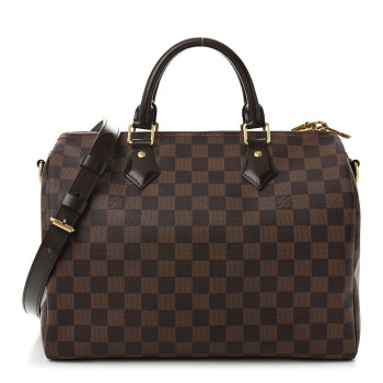 LOUIS VUITTON Damier Ebene Speedy Bandouliere 30