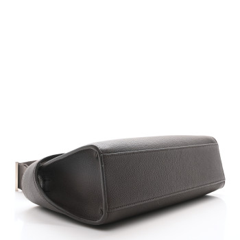 SALVATORE FERRAGAMO Calfskin Hug Messenger Bag Testa Di Moro