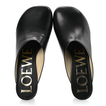 LOEWE Goatskin Toy 45 Mule 36 Black