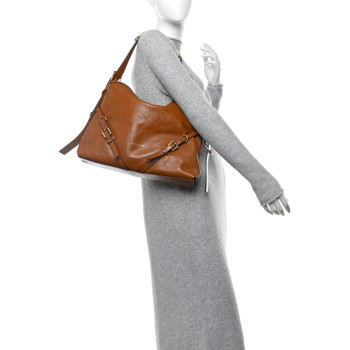 GIVENCHY Buffalo Medium Voyou Bag Soft Tan