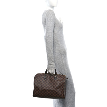 LOUIS VUITTON Damier Ebene Speedy 35