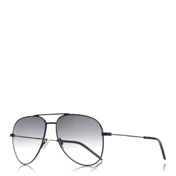 SAINT LAURENT Metal Aviator Classic 11 Rim Sunglasses Black